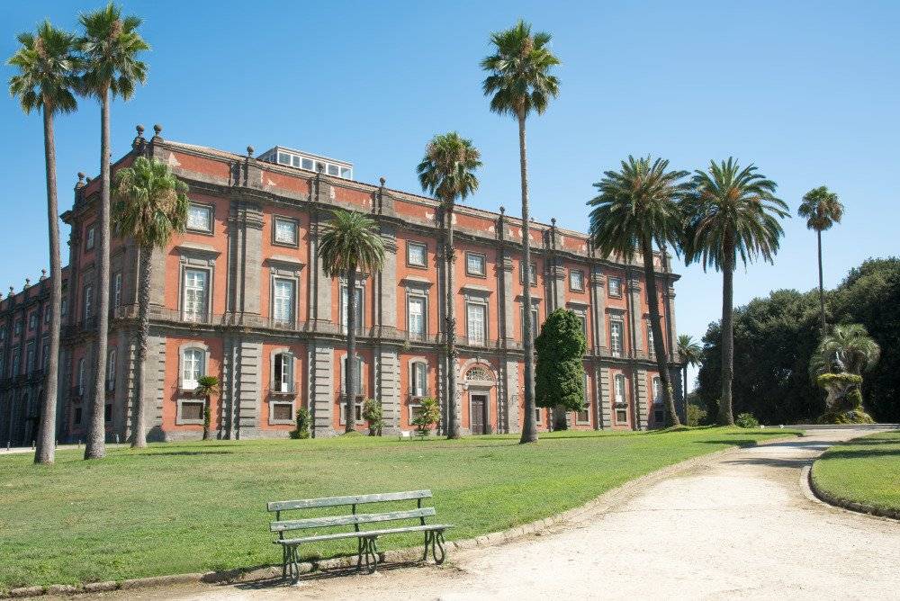 Exterior of the National Museum of Capodimonte in Naples.